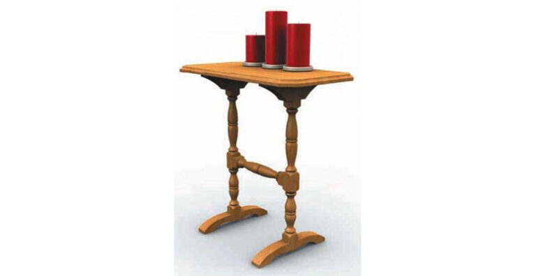 Candle stand table