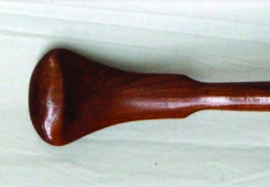 Pear shaped grip paddle