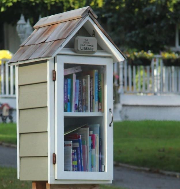 >Open a little library at your home