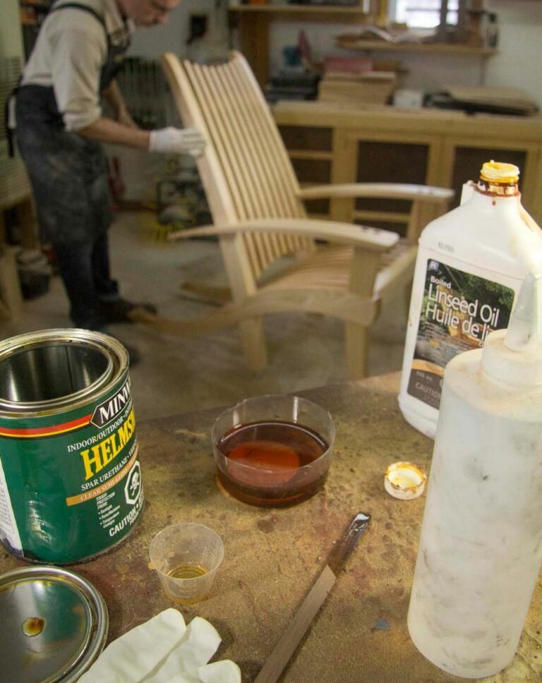 Finishing Touch: Shop made finishes