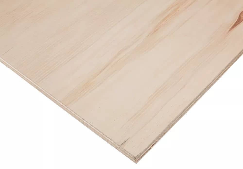 Economical plywood for projects to be painted
