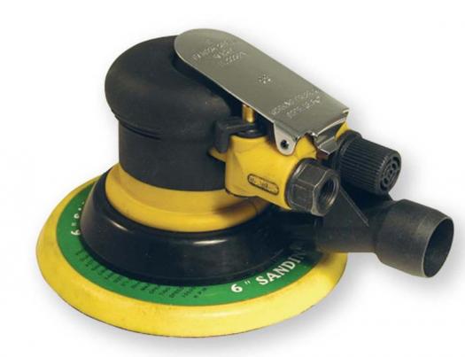 Compressed air store palm sander