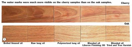 What is the difference between linseed oil and mineral oil in the context  of woodworking