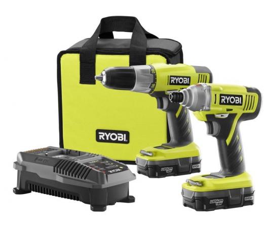 18V Lithium-ion Drill and Impact Driver Kit
