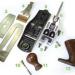 parts of a metal hand plane