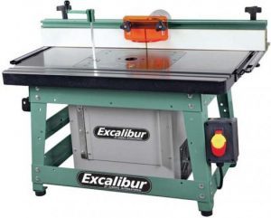 Excalibur Deluxe Bench Top Router Table and Lift with Cast-Iron Table