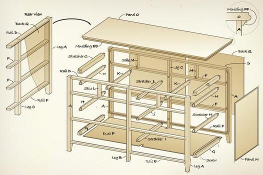 Heirloom Dresser Canadian Woodworking