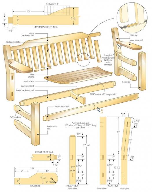 Classic garden bench - Canadian Woodworking