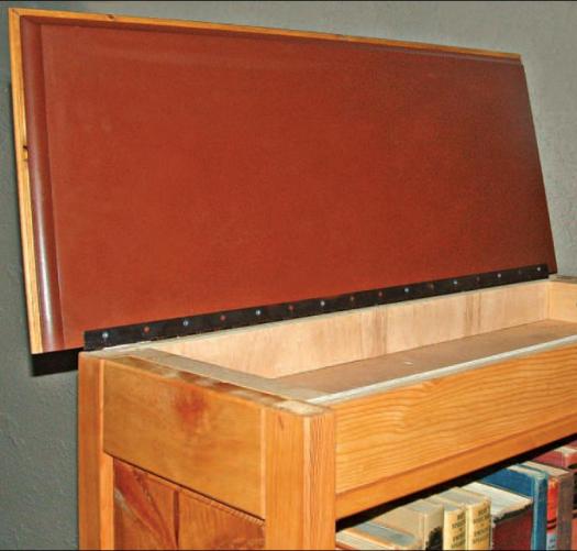 Secret Drawer Hidden in Bookshelf