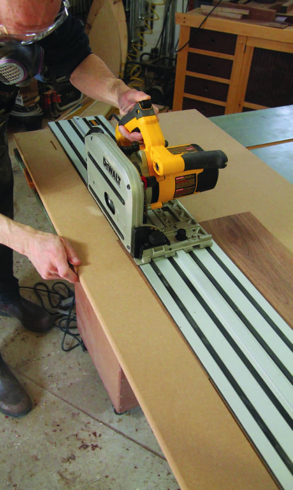Make a veneer-cutting jig