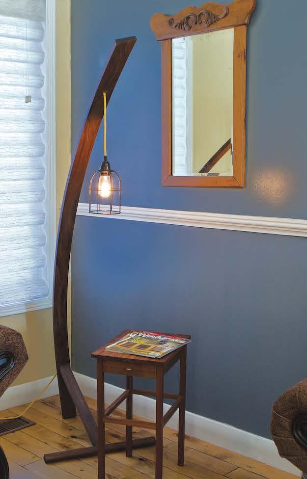 Build a Curved Floor Lamp