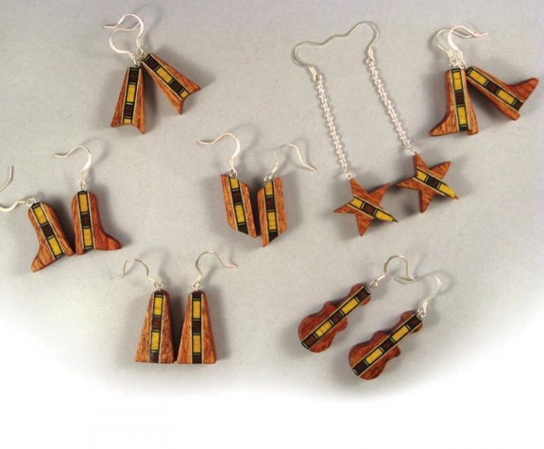 inlaid earings