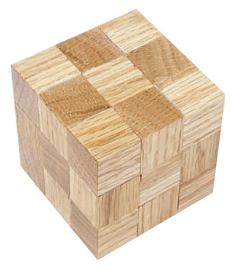 >Wooden cube puzzle