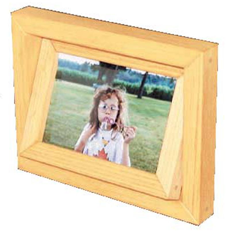 Two-sided picture frame