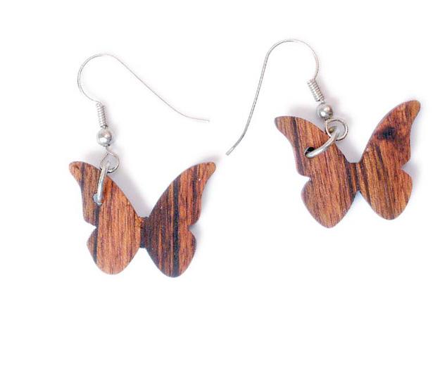 >Butterfly earrings