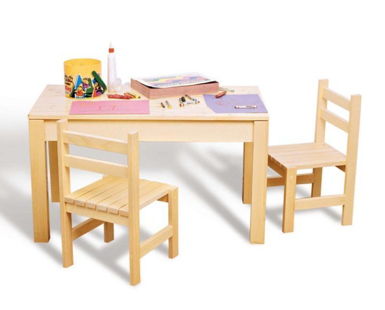 Children S Table And Chairs Canadian Woodworking   Tableandchairs Lead 768x619 