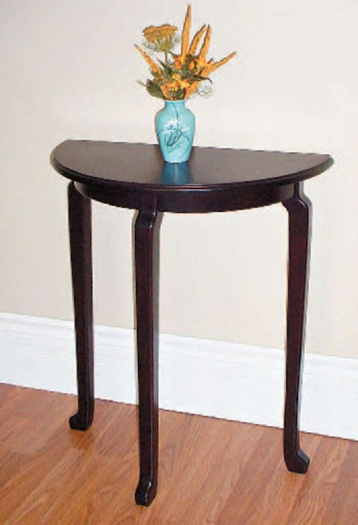 Demilune Table - Canadian Woodworking