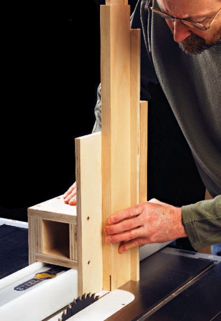 Tenoning jig Canadian Woodworking