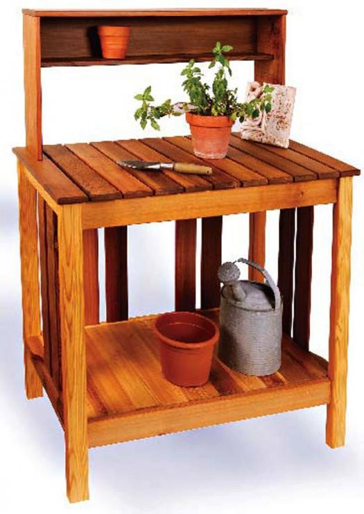 >Cedar Potting Bench