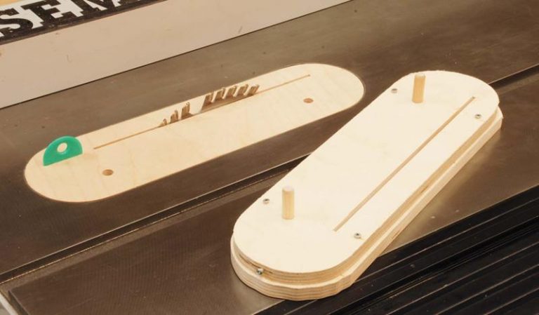 Zero clearance inserts