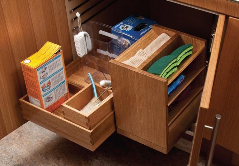 under sink storage