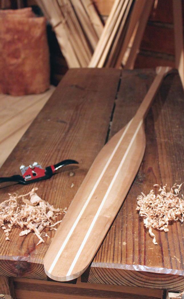 >The history of paddle design and how to carve one