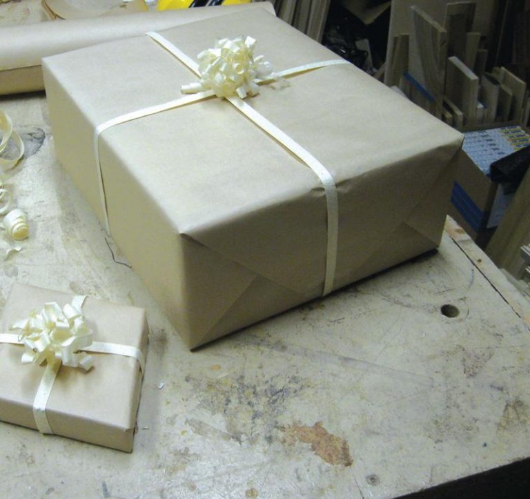 A unique way to wrap presents