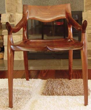 >Maloof inspired low-back chair