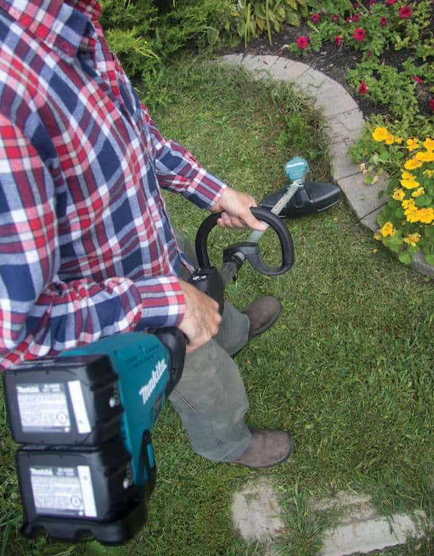 Battery-powered string trimmers