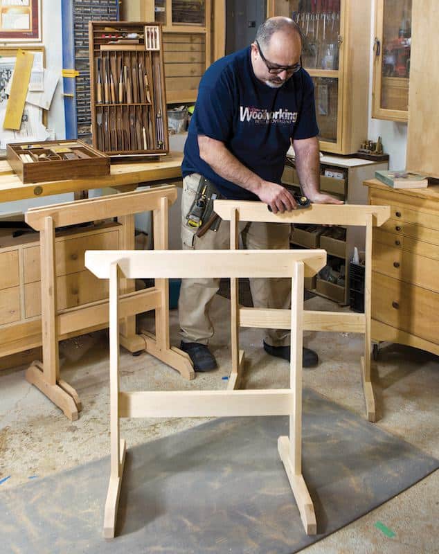 Using Festool connectors to make a pair of sawhorses