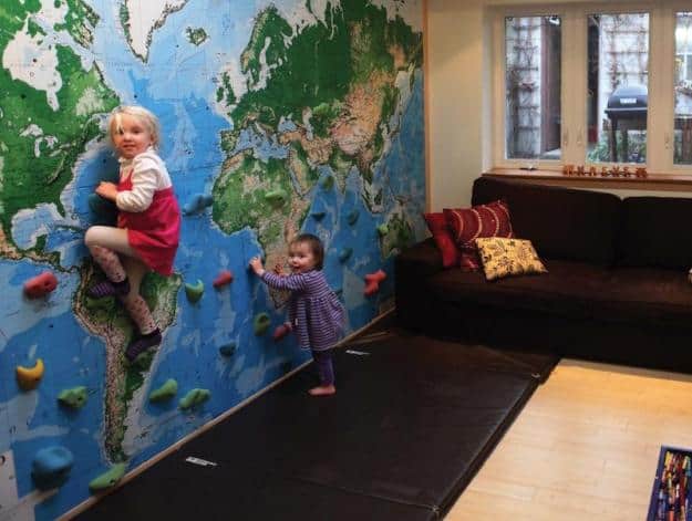 >Build an Indoor Bouldering Wall for Kids