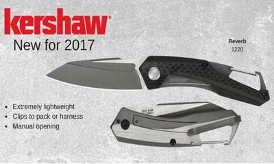 >The backpack-perfect Kershaw Reverb is now available