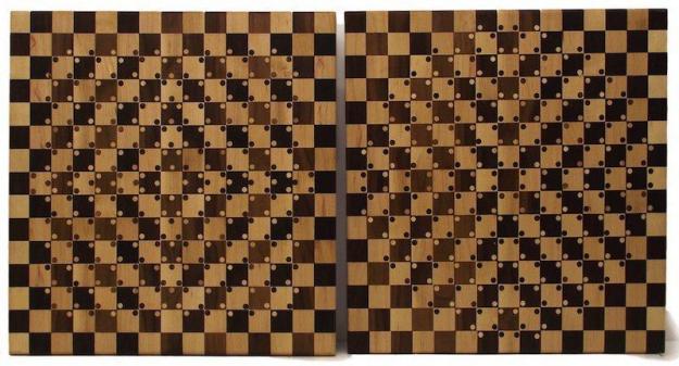 >Optical illusions in wood