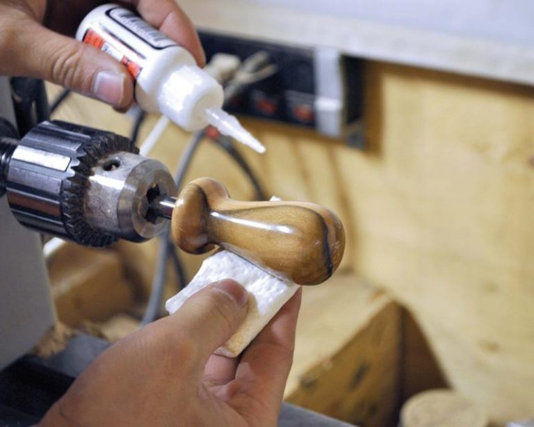 Finishing with CA Glue