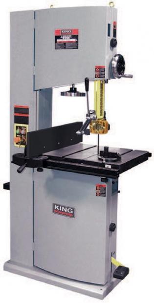 >King Deluxe 18″ wood bandsaw