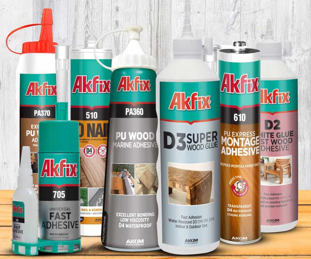 >High-performance adhesives and glues
