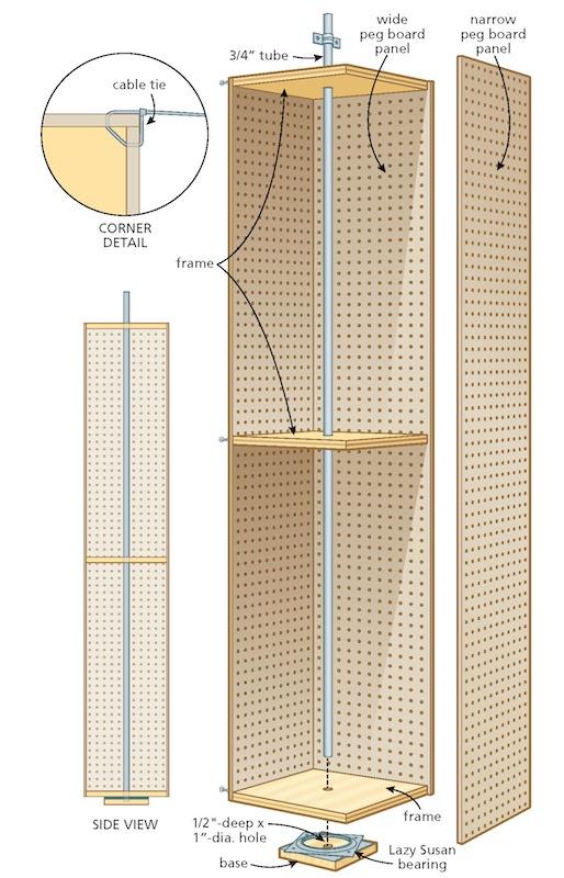 storage rack illustration