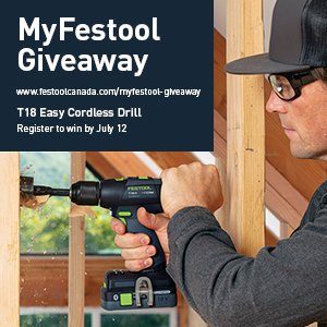 >Festool announces details of updated service platform; offers chance to win one of five T18 Easy Cordless Drills