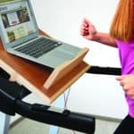 treadmill laptop support