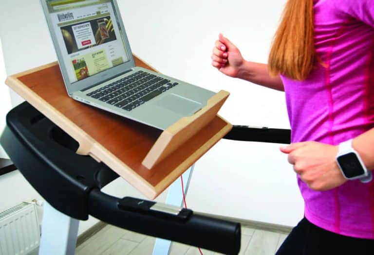 treadmill laptop support