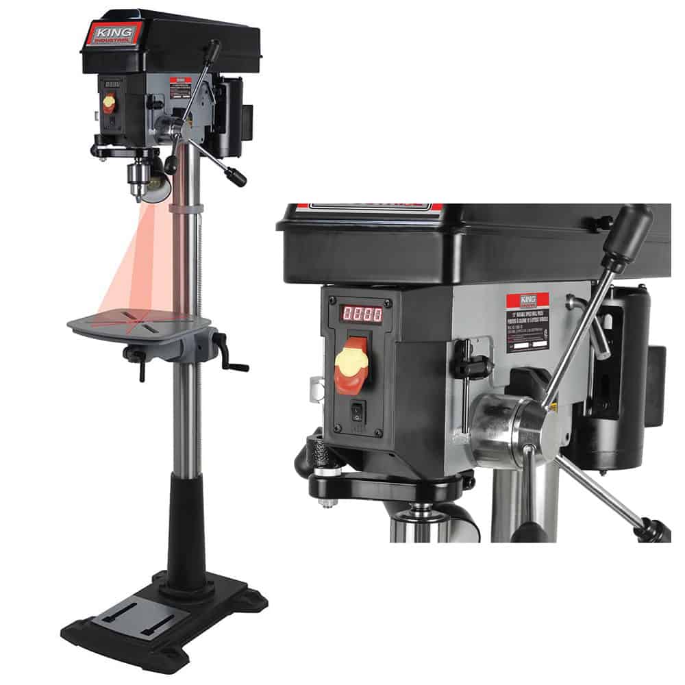 >Outstanding value in a variable speed stationary drill press