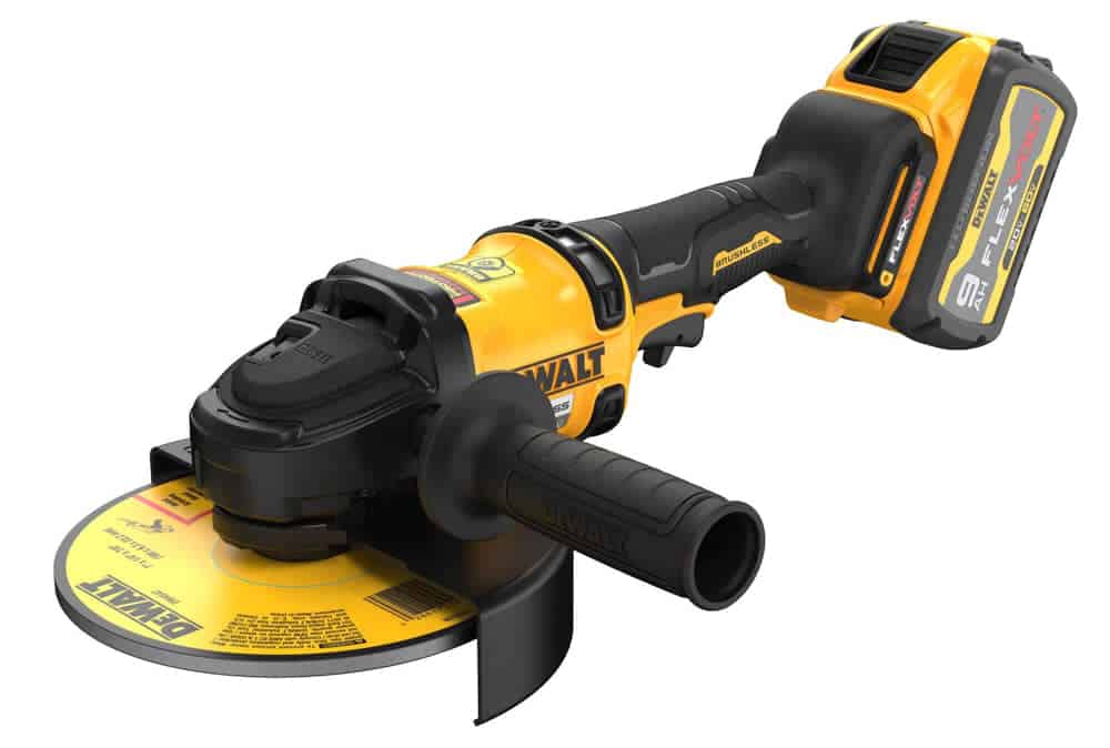 New DEWALT cordless 7-in. grinder and 3-in. cut off tool