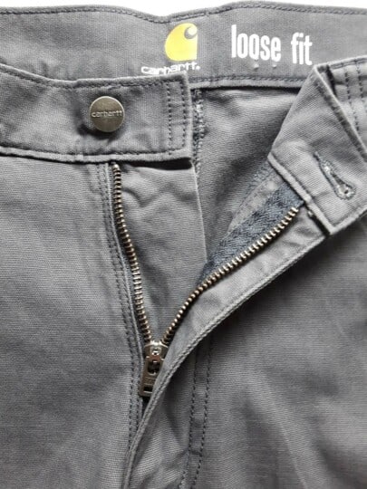 carhartt work pants zipper