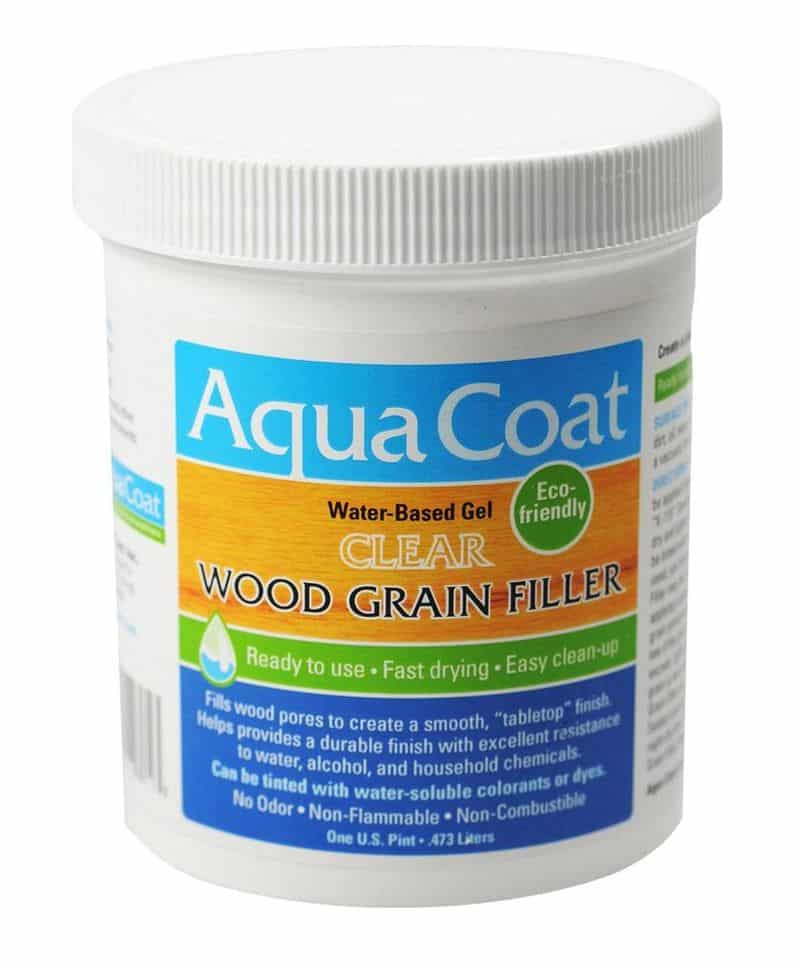 >Aqua Coat clear grain filler