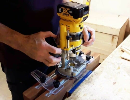Routing a mortise with the Mortise Master