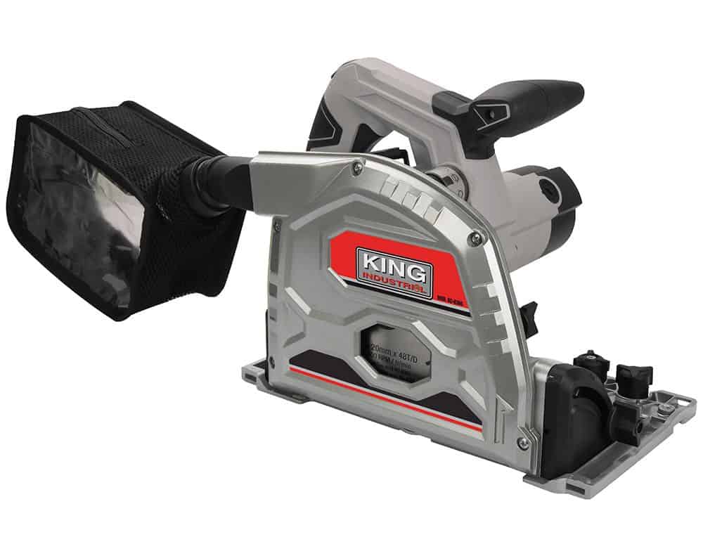 >King Canada 6-1/2″ variable speed plunge cut track saw