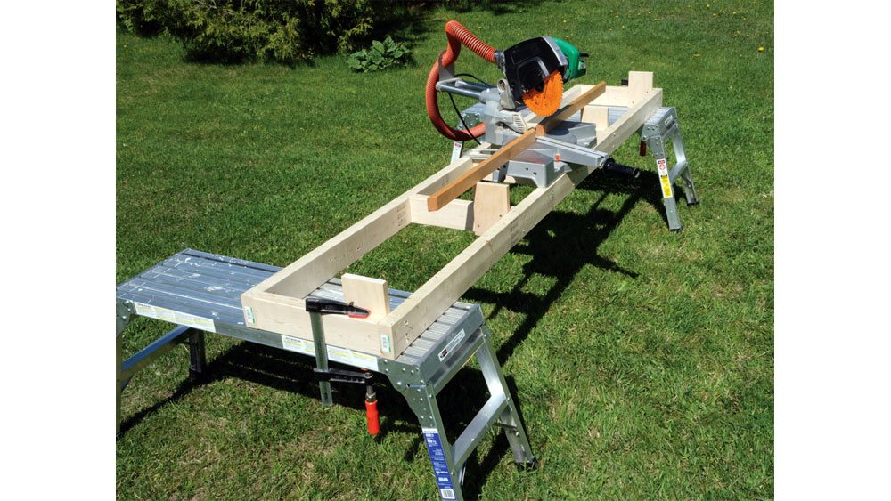 Build a Temporary Mitre Saw Stand
