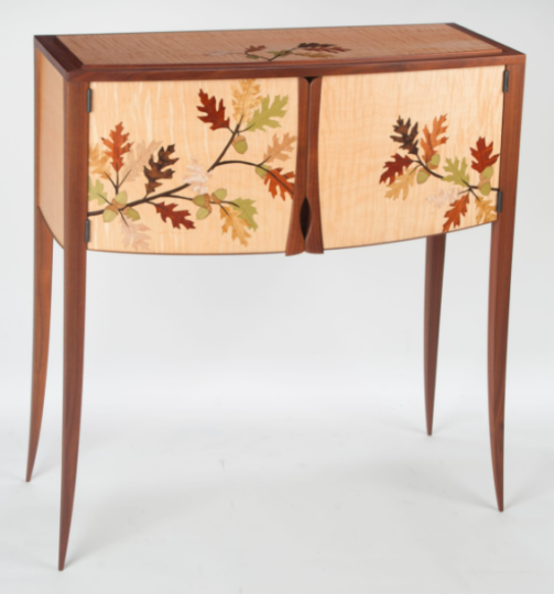 Oak Leaves and Acorns Cabinet