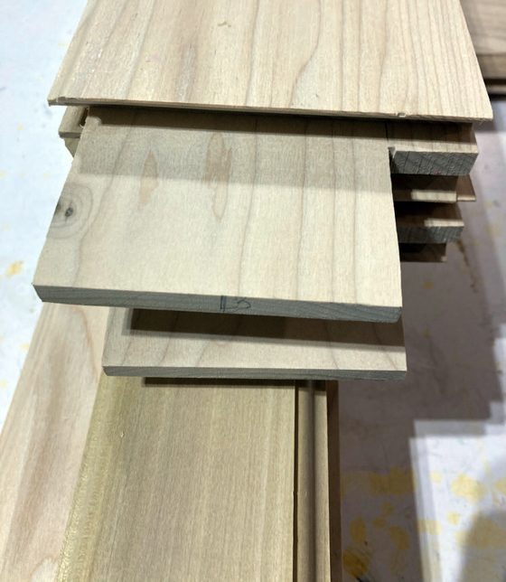 Notched Tenons