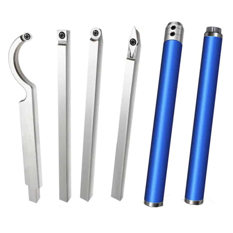 Carbide tipped wood turning tools